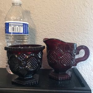 Avon vintage Cape Cod Sugar and Creamer